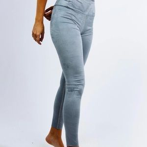 Tribe Kelley | Silver Lining Suede Leggings | Small